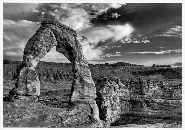 モノクロ写真の出力のスキャン画像　Photo Rag Baryta フォトラグ バライタ