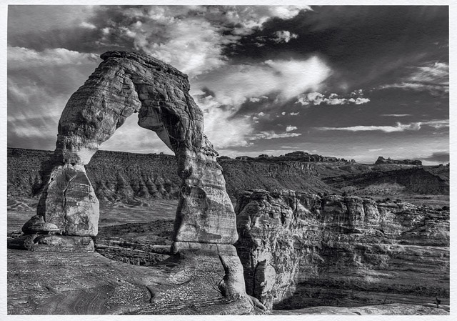 モノクロ写真の出力のスキャン画像　Photo Rag Satin Photo Rag Satin フォトラグサテン