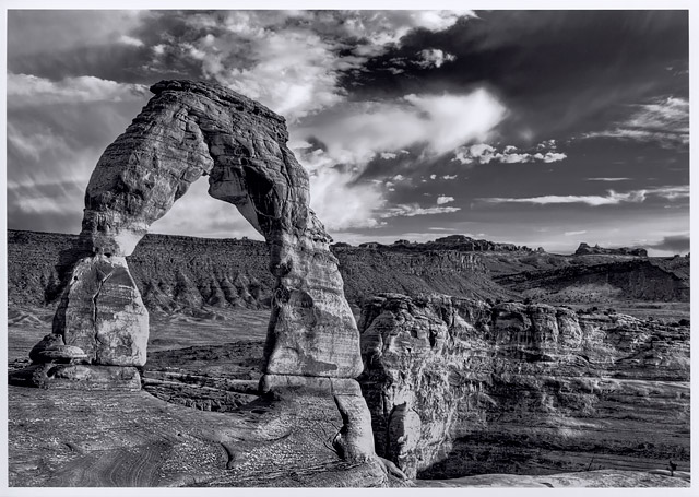 モノクロ写真の出力のスキャン画像　Glossy Photo グロッシーフォト