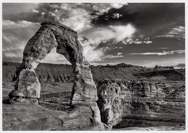 モノクロ写真の出力のスキャン画像　Mono Silk Warmtone モノシルクウォームトーン