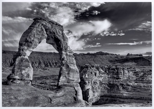 モノクロ写真の出力のスキャン画像　Satin Photo サテンフォト